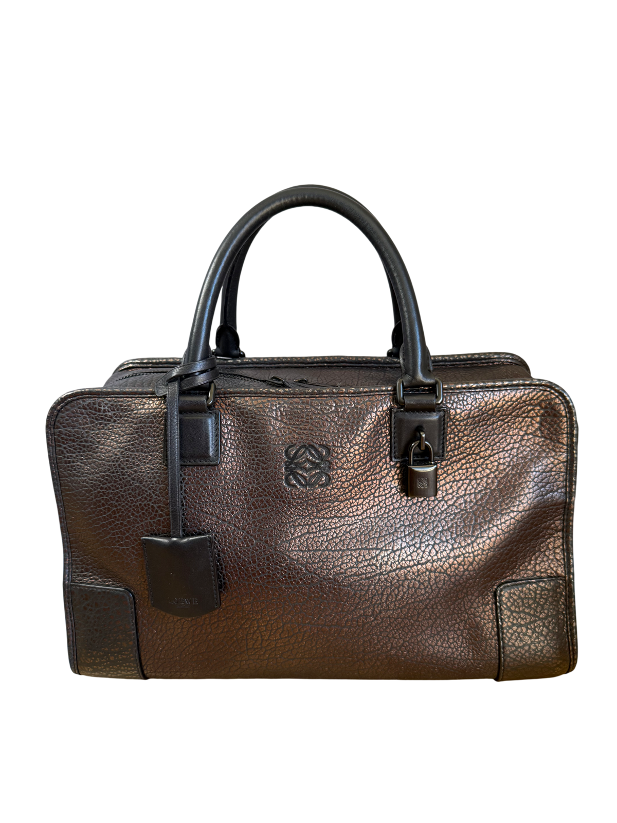 Loewe Amazona 36 Piel granulada Metalizada