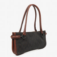 Bolso de Hombro Gucci Hobo en Lona GG Canvas Marrón y Piel