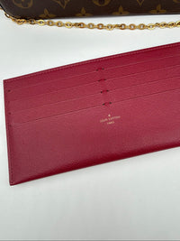 Louis Vuitton Felicie Pochette Monogram con tarjetero