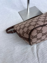 Gucci Boat Pochette - GG Canvas Marrón
