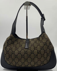Gucci Jackie Medium en Lona Monograma GG Plisada y Piel
