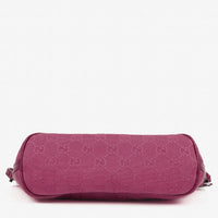 Bolso Mini Baguette Gucci Boat Pochette en Lona GG Canvas Rosa