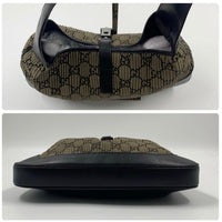 Gucci Jackie Medium en Lona Monograma GG Plisada y Piel