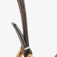 Bolso de Hombro Loewe New Road Hobo en Lona Anagram y Piel