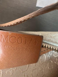 Bolso de hombro Celine C Monogram de Ante Blanco Vintage