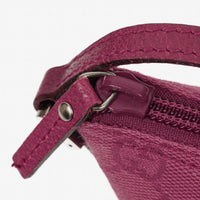 Bolso Mini Baguette Gucci Boat Pochette en Lona GG Canvas Rosa