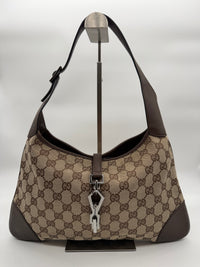 Gucci Jackie Kandinsky (Lona GG Monogram y Detalles Marrones)