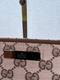 Gucci Boat Pochette - GG Canvas Marrón