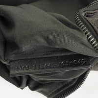 Fendi Bolso de Hombro Hobo Zucchino en Lona Negra