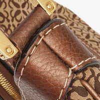 Bolso de Hombro Loewe New Road Hobo en Lona Anagram y Piel