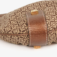 Bolso de Hombro Loewe New Road Hobo en Lona Anagram y Piel