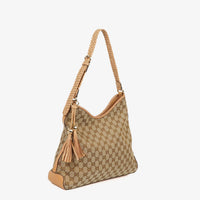 Bolso de Hombro Gucci Marakesh en Lona GG Canvas y Piel