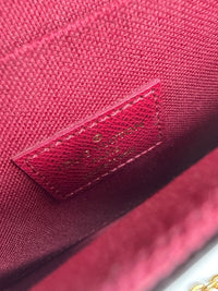 Louis Vuitton Felicie Pochette Monogram con tarjetero