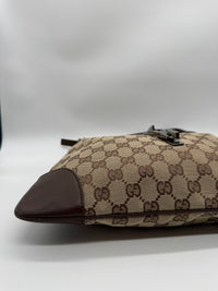 Gucci Jackie Kandinsky (Lona GG Monogram y Detalles Marrones)