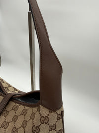 Gucci Jackie Kandinsky (Lona GG Monogram y Detalles Marrones)