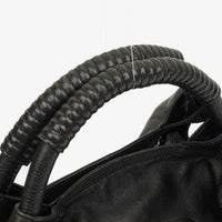 Bolso de Mano Loewe Nappa Aire en Piel Nappa Negra con Anagrama