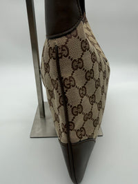 Gucci Jackie Kandinsky (Lona GG Monogram y Detalles Marrones)