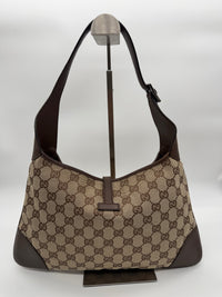 Gucci Jackie Kandinsky (Lona GG Monogram y Detalles Marrones)