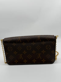 Louis Vuitton Felicie Pochette Monogram con tarjetero