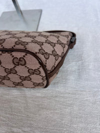 Gucci Boat Pochette - GG Canvas Marrón