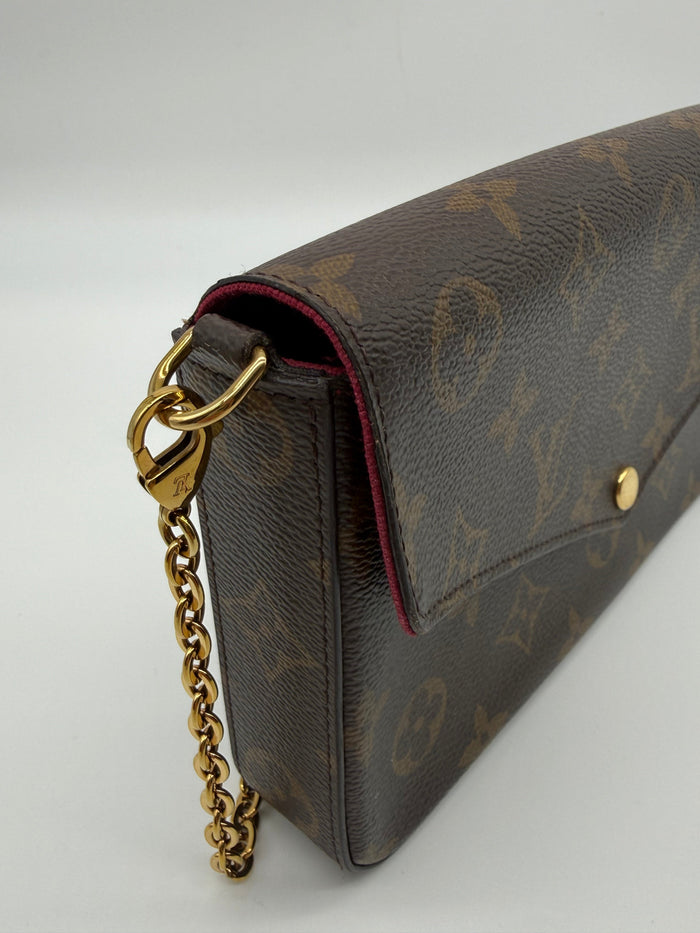 Louis Vuitton Felicie Pochette Monogram con tarjetero