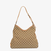 Bolso de Hombro Gucci Marakesh en Lona GG Canvas y Piel
