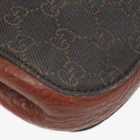 Bolso de Hombro Gucci Hobo en Lona GG Canvas Marrón y Piel