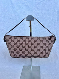 Gucci Boat Pochette - GG Canvas Marrón