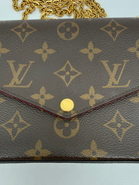 Louis Vuitton Felicie Pochette Monogram con tarjetero