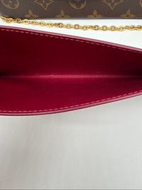 Louis Vuitton Felicie Pochette Monogram con tarjetero