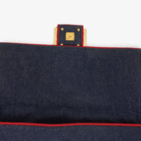 Fendi Large Baguette Denim Azul & Rojo – LUMË Vintage