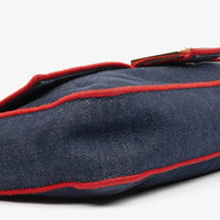 Fendi Large Baguette Denim Azul & Rojo – LUMË Vintage