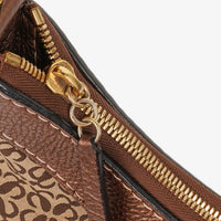 Bolso de Hombro Loewe New Road Hobo en Lona Anagram y Piel