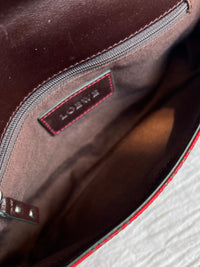 Bolso Loewe Anagram Flap Bag - Rojo Vibrante