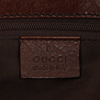 Bolso de Hombro Gucci Hobo en Lona GG Canvas Marrón y Piel