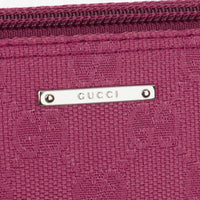 Bolso Mini Baguette Gucci Boat Pochette en Lona GG Canvas Rosa