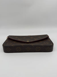 Louis Vuitton Felicie Pochette Monogram con tarjetero